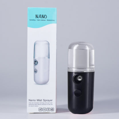 Portable Nano Spray Humidifier & Rehydration Meter – USB Charging Skin Care Mist Device