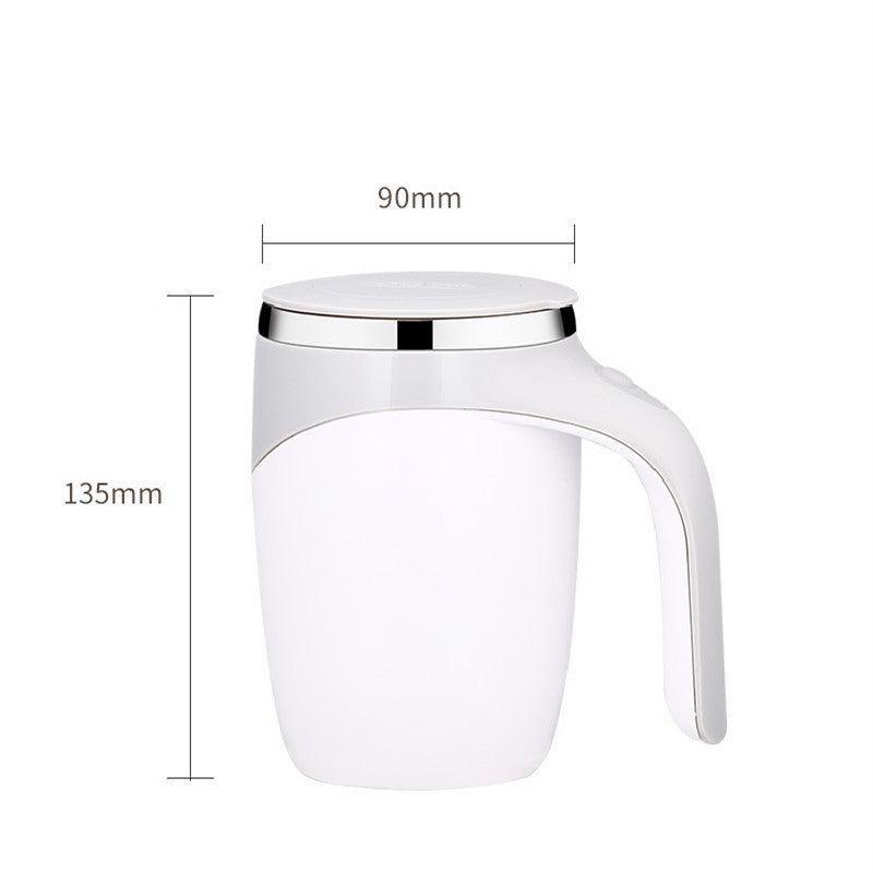 Automatic Self-Stirring Coffee Cup – Rechargeable Magnetic Mixing Mug for Coffee, Milkshakes & Drinks